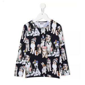 Molo Snow Puppy Shirt - size 4